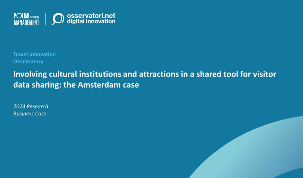 Involving cultural institutions and attractions in a shared tool for visitor data sharing: the Amsterdam case