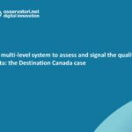 Developing a multi-level system to assess and signal the quality of processed data: the Destination Canada case