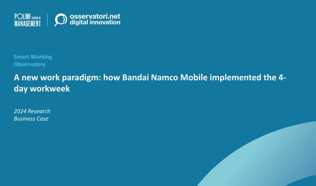 A new work paradigm: how Bandai Namco Mobile implemented the 4-day workweek